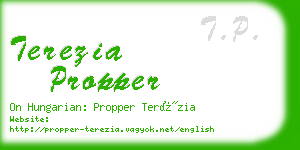 terezia propper business card